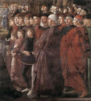 Domenico Ghirlandaio : Calling of the First Apostles detail II